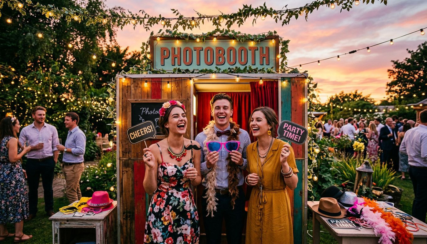 Quand la galerie se déplace : le photobooth, nouvelle tendance éphémère pour vos réceptions